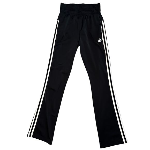 adidas Pants - Adidas Track Pants Tri Women Size XS Black White 3 Stripes Athletic Yoga GJ9397